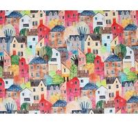 Little Johnny 100% Cotton Fabric Multicoloured - Light, Mediumweight & Suitable for Bag Making, Dressmaking, Quilting - Approx Width: 149cm / 59" - Sold per metre