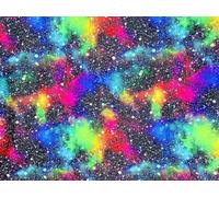 Little Johnny 100% Cotton Speckled Galaxy Digital Cotton Fabric, 115 GSM (Ideal for Crafting, Sewing, Quilting, and Dressmaking)