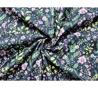 Little Johnny Cotton Needlecord Fabric Navy - Light, Mediumweight & Suitable for Dressmaking - Approx Width: 145cm / 57" - Sold per metre