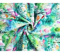 Little Johnny Digital Cotton Fabric- Metre - 100% Cotton- Soft, Durable Material for Sewing, Crafts, Quilting and Upholstery (Forest Green, 5 Meters)