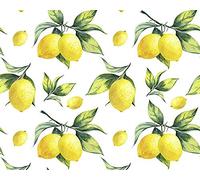 Little Johnny - Lemon Digital Cotton Fabric - by 0.5 M Multiples (100% Cotton, 115 GSM, Ideal for Crafts)