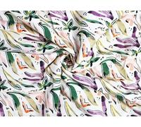 Little Johnny Viscose Challis Fabric Multicoloured - Light, Mediumweight & Suitable for Dressmaking - Approx Width: 140cm / 55" - Sold per metre