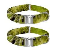 Little Joys of Fresh Fruit Florals Adjustable Pet Collar for Small Medium Large Dogs & Cats, Reflective Strip for Night Safety, Soft Comfort Pad