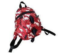 Little Kid School Bag Stain-Resistant Bookbag Dinosaur Pendant