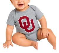 Little King NCAA Short Sleeve Tech Bodysuit Large Logo 100% Polyester Toddler Sizes 0-3 Months, 6 Months, 12 Months, 18 Months, Team Color, 6 Months