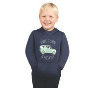 Little Knight Ewe-Turn Ahead Hoodie in Navy | Size: 9-10 Years Little Knight Navy 9-10 Years