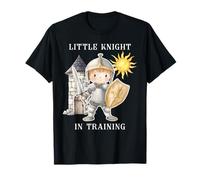 Little Knight in Training Cute Medieval waterfolour Boy's T-Shirt
