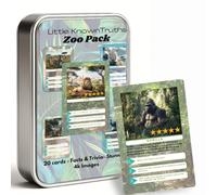 Little Known Truths Zoo Animal Trivia Flash Cards for Kids, Learn About Lions, Monkeys, Elephants & More, Educational Learning Flashcards with Fun Facts & Quiz Questions - Great STEM Gift for Ages 3-5