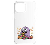 Little Laboo Big Bite Cute Halloween Monster Candy Design Case for iPhone 16 Pro Max