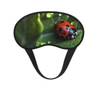 Little Ladybug Sleep Mask for Men Women Blackout Eye Masks for Sleep, Relaxing Zero Pressure Night Blindfold Soft Breathable Eye Cover for Travel, Night Work, Nap, Office