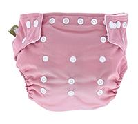 Little Lamb Blush OneSize Pocket Nappy, Washable and Reusable Cloth Nappies for Newborn Baby to Toddler, Girl or Boy, Comfortable for Babies, Comes with Double Thickness Bamboo Boosters