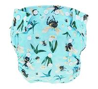 Little Lamb BumblebeeBlues OneSize Pocket Nappy, Washable and Reusable Cloth Nappies for Newborn Baby to Toddler, Girl or Boy, Comfortable for Babies, Comes with Double Thickness Bamboo Boosters