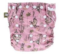 Little Lamb MoonGazer OneSize Pocket Nappy, Washable and Reusable Cloth Nappies for Newborn Baby to Toddler, Girl or Boy, Comfortable for Babies, Comes with Double Thickness Bamboo Boosters