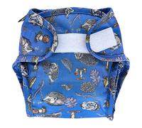 Little Lamb Reusable Nappy Wrap, Ideal Cover for Regular Baby Nappies, Stretchy and Breathable, Washable, Excellent Containment, Size Newborn, Truffle Shuffle Pattern