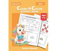 Little Lantern Count & Color Activity Book: Preschool and Kindergarten Counting, Coloring, Comparing Activities and Early Math