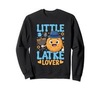 Little Latke Lover Hanukkah Fun Design Sweatshirt