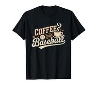 Little League Mom Powered Coffee Baseball Snacks Youth T-Shirt