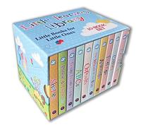Little Learners 10 Board Book Library Set Includes Counting, Colors, Feelings, Animals, The Wheels on the Bus, Opposites, ABCs, Twinkle Twinkle Little Star, Please & Thank You, and Shapes