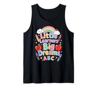 Little Learners Big Dreams Kindergarten Teacher ABC Design Tank Top