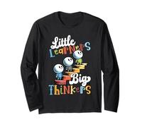 Little Learners Big Thinkers Cute Classroom Back to School Long Sleeve T-Shirt