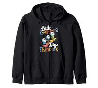 Little Learners Big Thinkers Cute Classroom Back to School Zip Hoodie