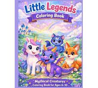 Little Legends: Mythical Creatures Coloring Book for Ages 6-10 (WHI Knot Kids Coloring Adventures)