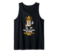 Little Light Let It Shine Fun Womens Christian Faith Tank Top