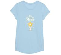 Little Light Shiner Christians for Kids Inspirational Star T-Shirt, Girls, Baby Blue, Large