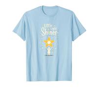 Little Light Shiner Christians for Kids Inspirational Star T-Shirt, Men, Baby Blue, 3XL