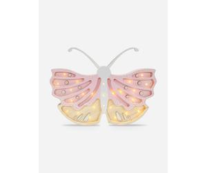 Little Lights Butterfly Lamp in Pink (19x35x5.5 cm) - Pink - One size
