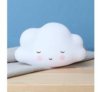 Little Lights Sleepy Cloud Night Light, A Little Lovely Company white
