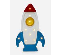 Little Lights Space Rocket Mini Lamp in White (13x22x5.5 cm) - White - One size