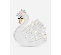 Little Lights Swan Lamp in White (36x31.5x5.5 cm) - White - One size