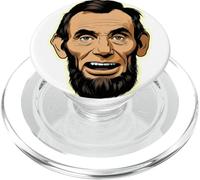 Little Lincoln Face PopSockets PopGrip for MagSafe