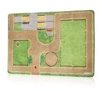 Little Lino Horse Play Mat Extra Soft - Riding Farm & Horse Stable Play World - Non-Slip Play Mat for Children's Room 105 x 168 cm