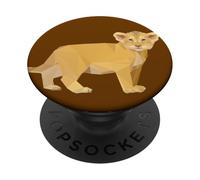 Little Lioness Proud Brave Lion Jungle Africa Kita Child PopSockets Adhesive PopGrip