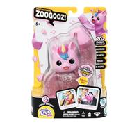 Little Live Pets Hug n' Hang Zoogooz Uoolla Unicorn Interactive Electronic Squishy Stretchy Toy Pet with 70+ Sounds & Reactions Stretch, Squeeze & Connect Your Hands, Show