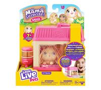 Little Live Pets - Mama Surprise Minis Feed and Nurture a Lil Bunny Inside Their Hutch so she can be a Mama She has 2, 3, or 4 Babies with Surprise Ac