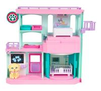 Little Live Pets Mama Surprise Families Baby Care Clinic Playset, Magically Reveal 3 Retriever Puppies, 2-Sided Playset (27.8cm/10.9in Wide, 23.8cm/9.3in High). Feed, Bathe, & Play, Fun Gift for Kids