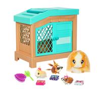 Little Live Pets Mama Surprise Guinea Pig Plush Toy - Interactive Hutch, 3 Babie