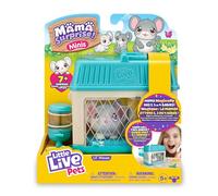 Little Live Pets - Mama Surprise Mini Mouse Plush Mouse with Sounds and Movements, Babies, Interactive Pet, Toy for Boys and Girls from 5 Years