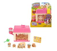 Little Live Pets - Mama Surprise Minis Feed and Nurture a Lil Bunny Inside Their Hutch so she can be a Mama She has 2, 3, or 4 Babies with Surprise Ac