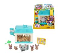 Little Live Pets - Mama Surprise Minis Feed and Nurture a Lil Mouse Inside Their Hutch so she can be a Mama She has 2, 3, or 4 Babies with Surprise Ac