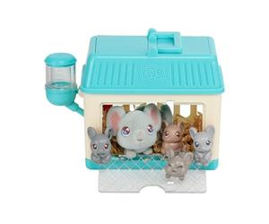 Little Live Pets - Mama Surprise Minis, Feed and nurture a Lil' Mouse Inside their Hutch so she can be a Mama, She has 2, 3, or 4 Babies with Surprise Accessories to Dress Up the Babies,