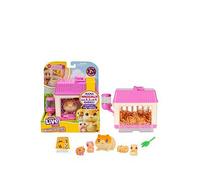 Little Live Pets Mama Surprise Minis Hamster Toy, Care For Your Mama Hamster In Their Hutch To Reveal 2, 3, Or 4 Mini Babies One Colour