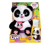 Little Live Pets My Baby Panda ChuChu|Interactive Pet with 50+ Sounds & Reactions, Kicks Feet, Poops, Giggles & More - Includes Potty & Repeat Play - Fun & Adorable Gift for Kids