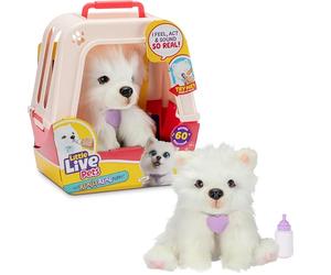 Little Live Pets My Really Real Puppy - Luna The Samoyed Realistic Interactive Toy Puppy That Reacts To Your Touch 60+ Sounds and Reactions Soft Fur, Weighted Paws