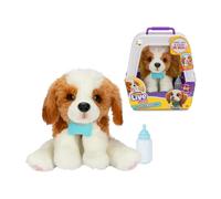 Little Live Pets My Really Real Puppy Pet Toy, 50 Sounds and Reactions, Puppy with Soft Fur and Eyes to Close, Transport Box and Bottle, 4 Years Famous (LP800000)