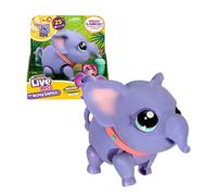 Little Live Pets My Walking Elephant The Elephant Toy Pet Walks and Dances to the Rhythm of Music, Sounds and Reactions, Interactive Plush Doll, from 4 Years, Famous (LPK02000)