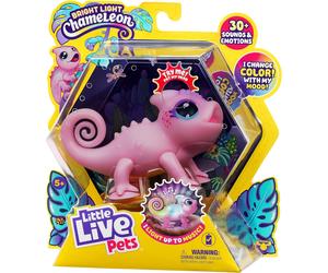 Little Live Pets - Nova The Bright Light Chameleon, Interactive Color Change...